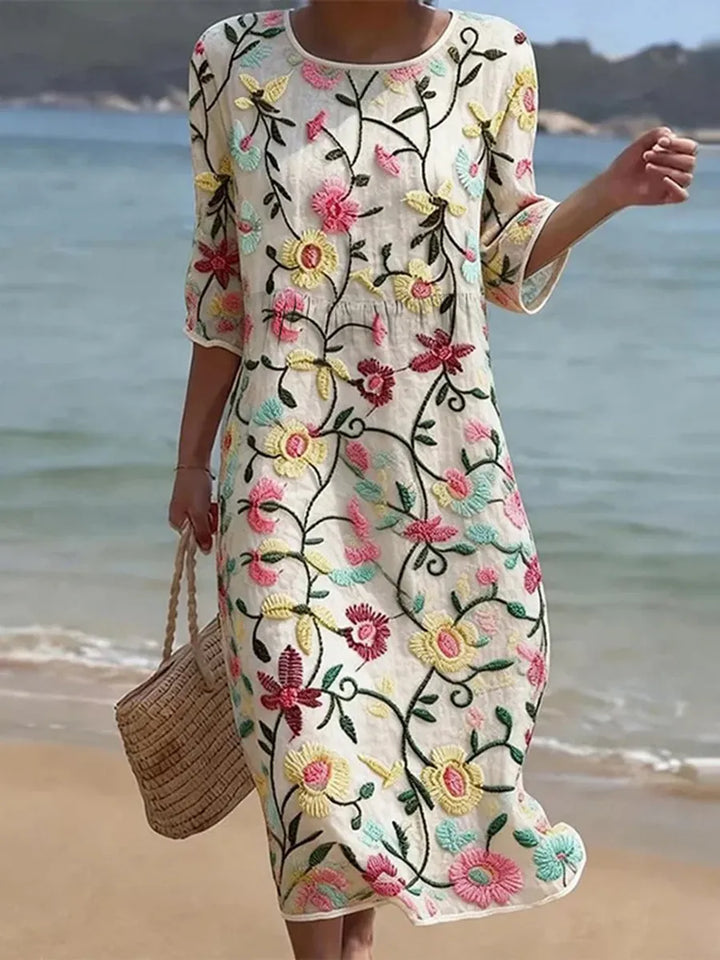 Amber | Elegant Floral Dress