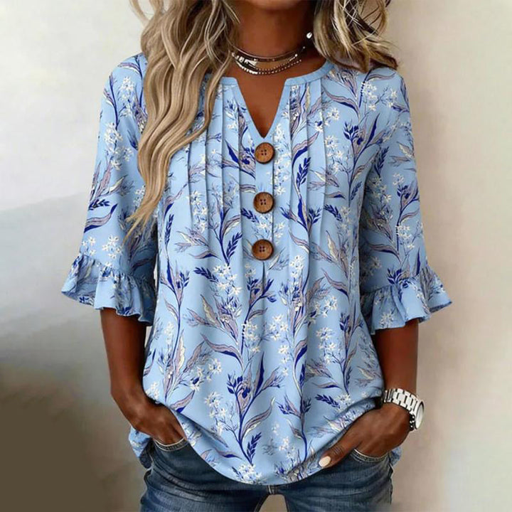 Diana | Vintage Floral Blouse